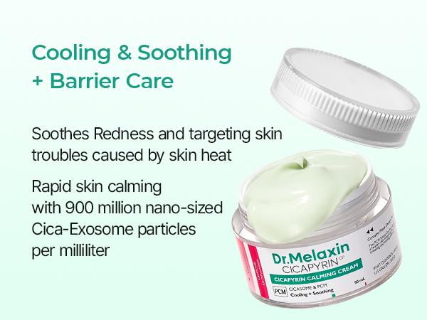 [Dr.Melaxin] Cicapyrin Calming Cream | Soothing, Cooling, Cica-Exosome | Korean Cosmetics | 1.69 fl. oz.