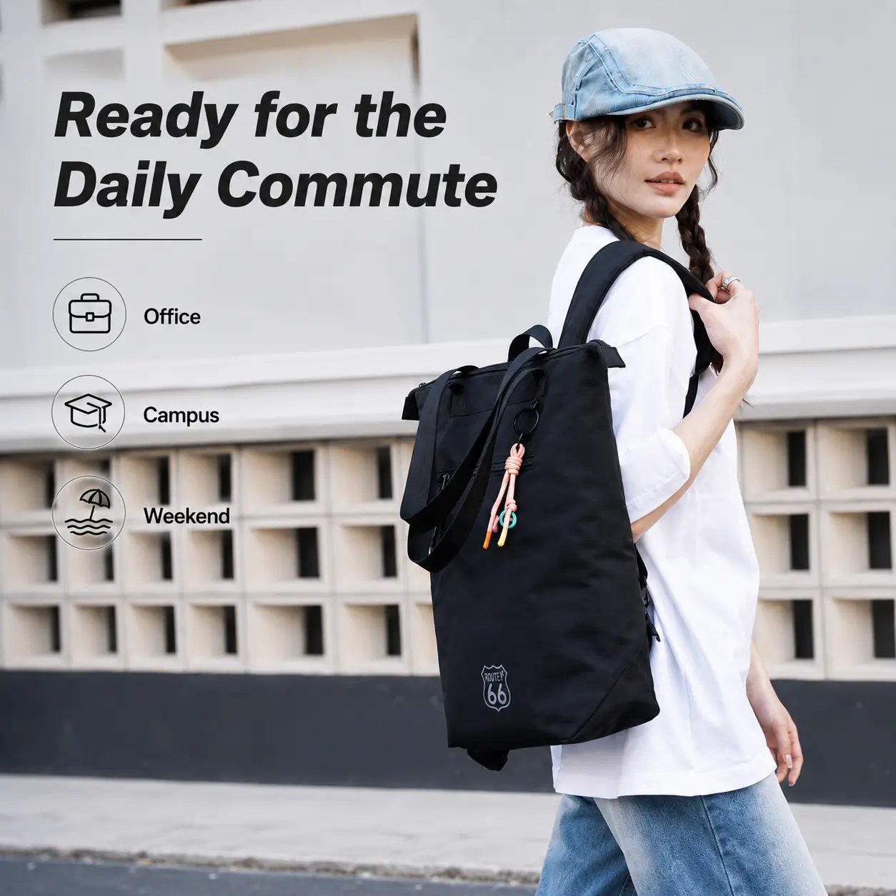 Women’s dual-shoulder tote bag, 2-in-1 large-capacity laptop bag that fits a 15.6-inch laptop, hidden shoulder strap design, can be carried by hand or worn on the shoulders, lightweight water-resistant commuter backpack, suitable for work/office, universi