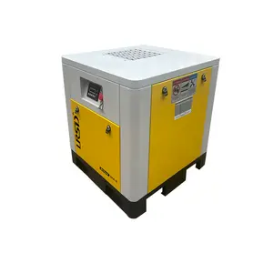 Rotary Screw Air Compressor 480V/3Ph 4KW 5HP 125PSI 20CFM Belt Screw Air Compressor for Small Machining and Manufacturing Workshops, Automotive