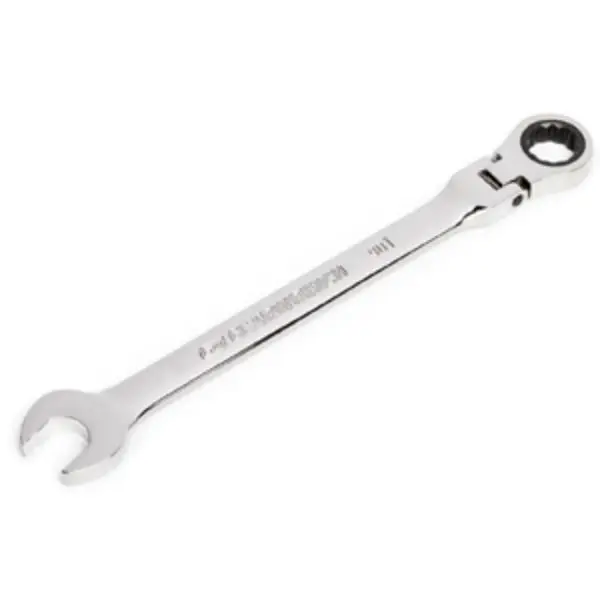 Gearwrench KD86711 11mm Flexible 90-Tooth 12-Point Ratcheting Combination Wrench for Tight Spots