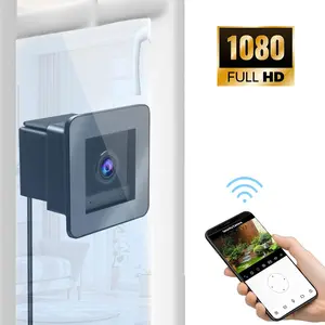 1080P Smart Window Fish Tank Camera, HD WiFi Wireless Monitor, Indoor Window Camera, No Need for Punching and Pasting Glass Camera, Safety, Security Wifi Camera