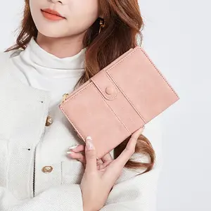1pc multifunctional document organizer, snap button layered design, lightweight and portable, holds documents, cards, bills and cash, unisex for business trips, travel and daily commuting.