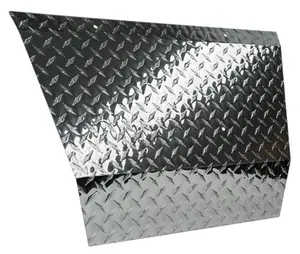 SGC Front Cover Bumper Aluminum Diamond Plate for 1996-2001 EZGO TXT Golf Cart