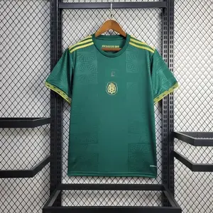 [Jersey For WC 2026] - Mexico de Oro Limited Edition Soccer Jersey 2025-2026 - Green - Full Print Logo 340