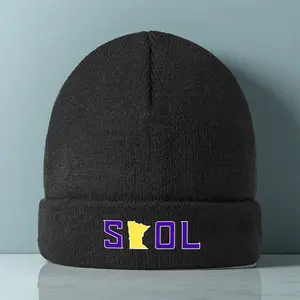 Minnesota State Logo Cap - Comfortable Knitted Winter Hat, Trendy Hip-Hop Unisex Hat, Suitable for All Seasons, Ideal for Outdoor Activities and Casual Wear