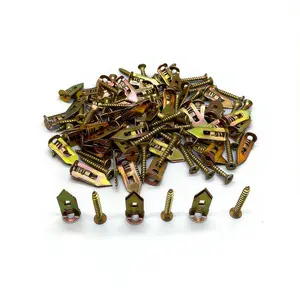 100 Sets Drywall Expansion Screws, No Drill Required, Safe Stable Installation for Home and Office, Rivet Fasteners Accessories