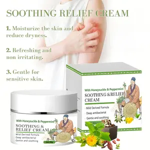 All-Natural Plant-Based Herbal Relief Cream – Soothes Eczema, Psoriasis, Dry & Sensitive Skin | Ancient Botanical Formula for Whole Family Moisturizing Daily,Men gifts, Boyfriends Gifts