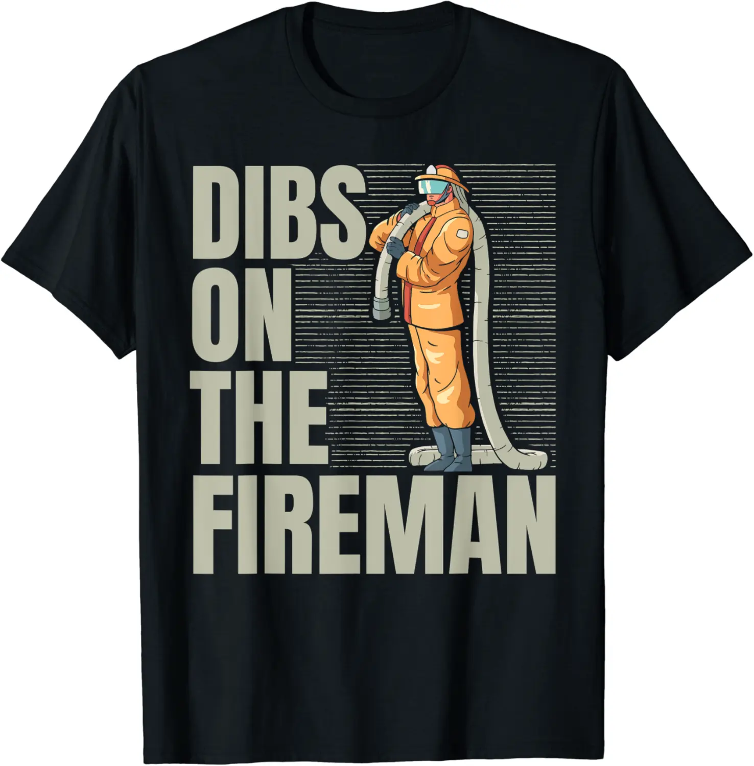 Mens Dibs On The Fireman Firefighting Firefighter Fire Rescue T-Shirt - Emilyschwe Shop 34B0B3SNRLZ8