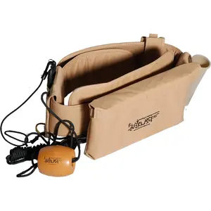 Universal Fishing Belt Kit for Men & Women, Large/XLarge, Tan, Fits 33-52" Waist, Includes Fish Stringer, Pliers, Fishing Rod Holder, Drink Holder & Removable Tackle Box