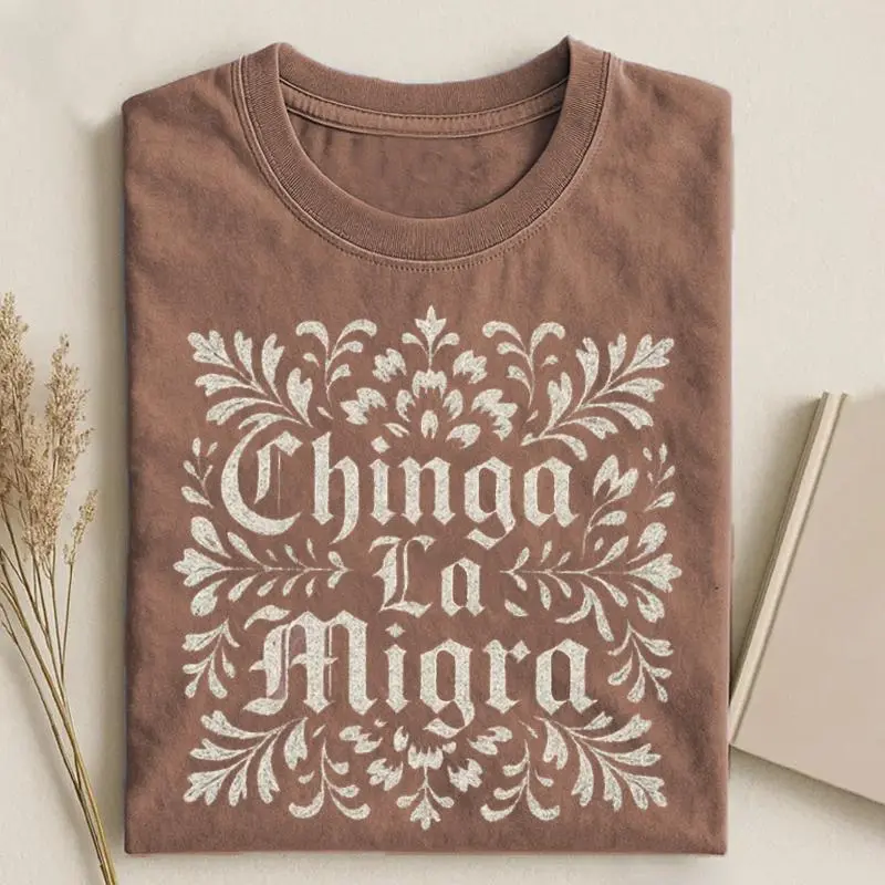 Comfort Colors Chinga La Migra T-shirt, Protest Graphic Tee, Unisex Gift 2