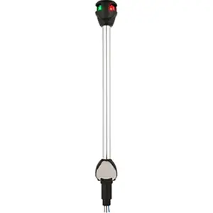 Attwood Marine LightArmor Bi-Color Navigation Pole Light with Task Light - Straight, 10 in, 0.4 lbs, 50,000+ hours, Cool to the Touch - Boat Use for Being Safe and Seen