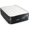 Portable Inflatable Air Bed with Storage Bag,Built in Pump Double Height Mattress,Soft Flocked Top,Camping Travel Guest Bed for Home Outdoor Use