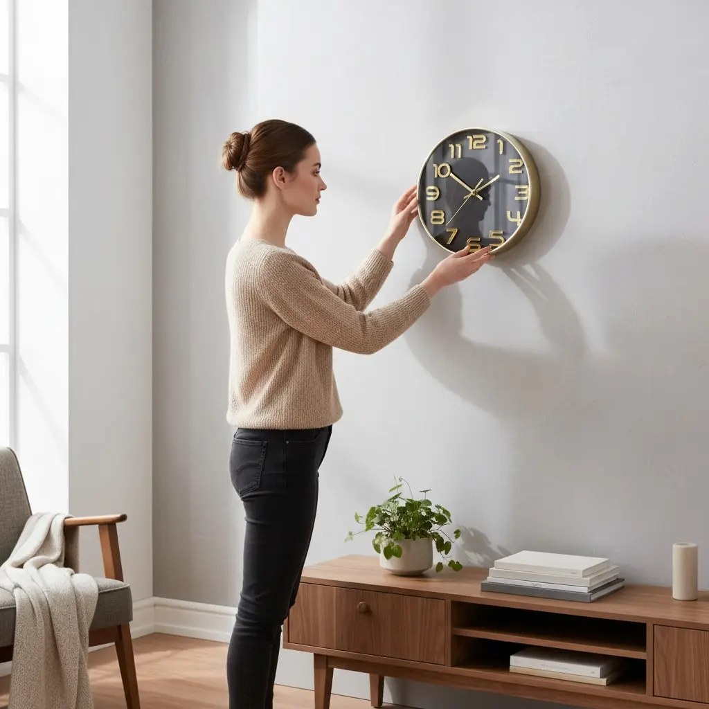 Black 11” Clock