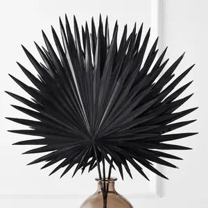 Z Gallerie Faux Palm Stem Set of 3, Decor for Tropical Themed Spaces, Potted Artificial Plants Accessory