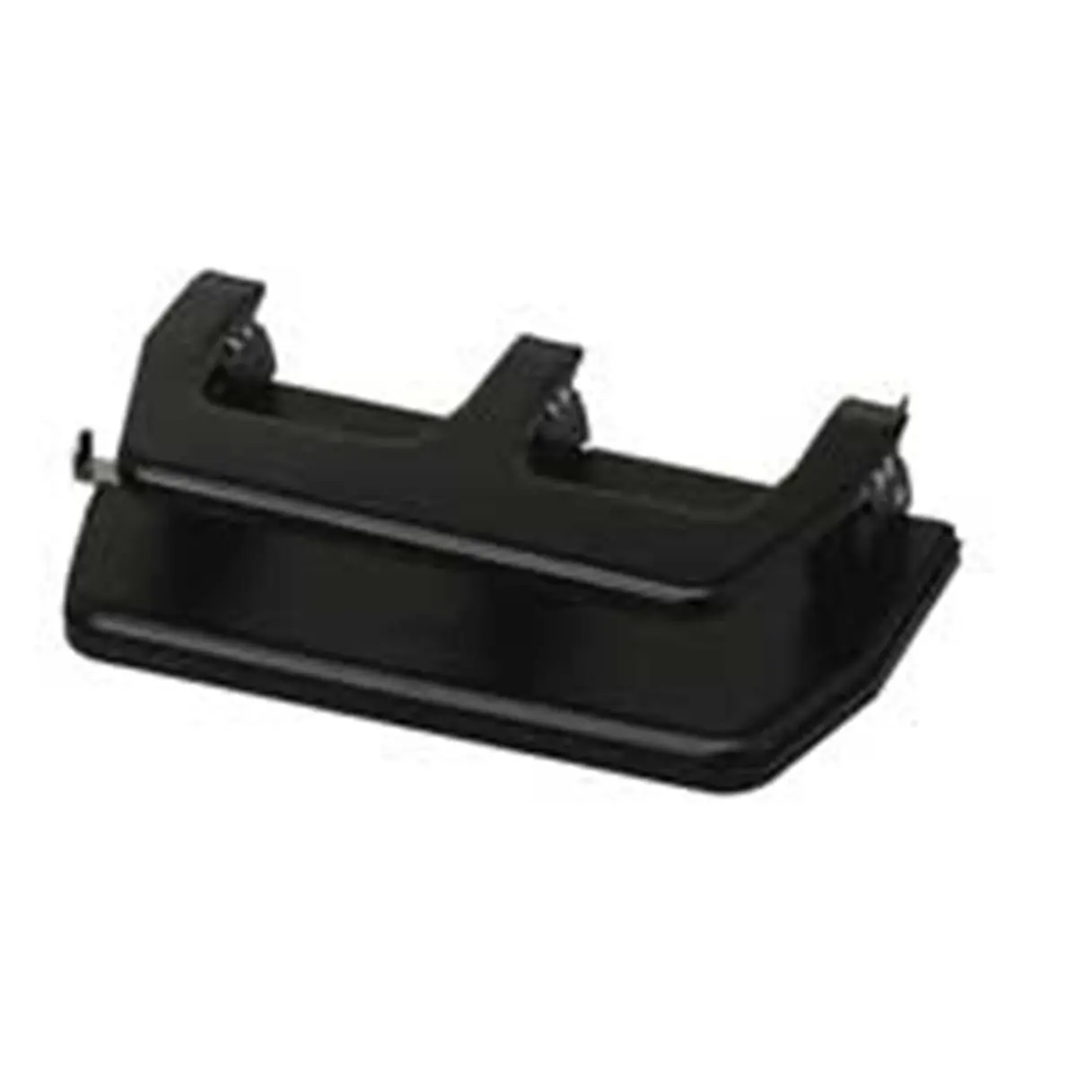 Master Products MAT 3HP Medium Duty Construction Punch - 0.28in. Size - 4-0.25in. Center Gauge - 20 Sht Capacity - BK Base, Ergonomic Handle, Precision Guide - Heavy-Gauge Steel Construction for Bond Paper, Chip Pan Punching Needs