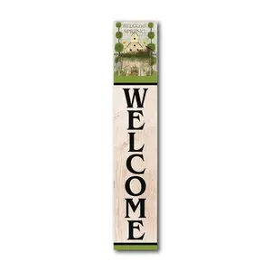 Courtside Market Welcome Spring 7" x 40" PorchSign