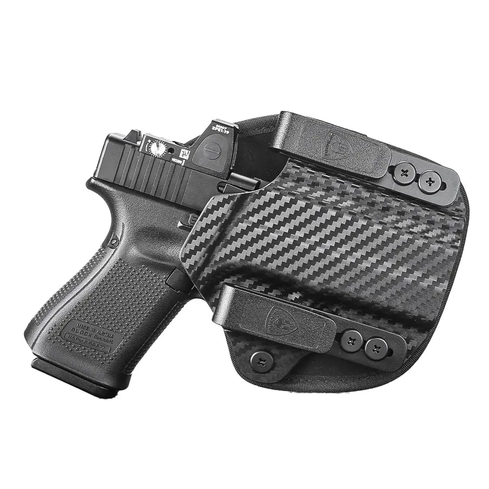 WARRIORLAND Universal Hybrid Carbon Fiber Holster for Men/Women,Fit over 100 Models, Fit G17 G19, Taurus G2C G3C, Sig P365XL P320, Springfield 1911 XD45, S&W SD9 VE M&P9 M&P Shield,Not fit Light/Laser