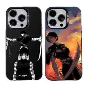 M-Maki Z-Zenin Jujutsu Kaisen Phone Cases For iPhone 17 Promax Pro Air 16 Plus 15 14 13 12 11 Black Mattle Tpu Shockproof Protective Cover Gift For Birthday Christmas