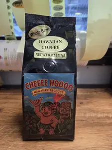 Hawaiian Coffee 8OZ X 2 BAGS Kona Region Grown Whole Bean Flavor Traits Accessible Price Point