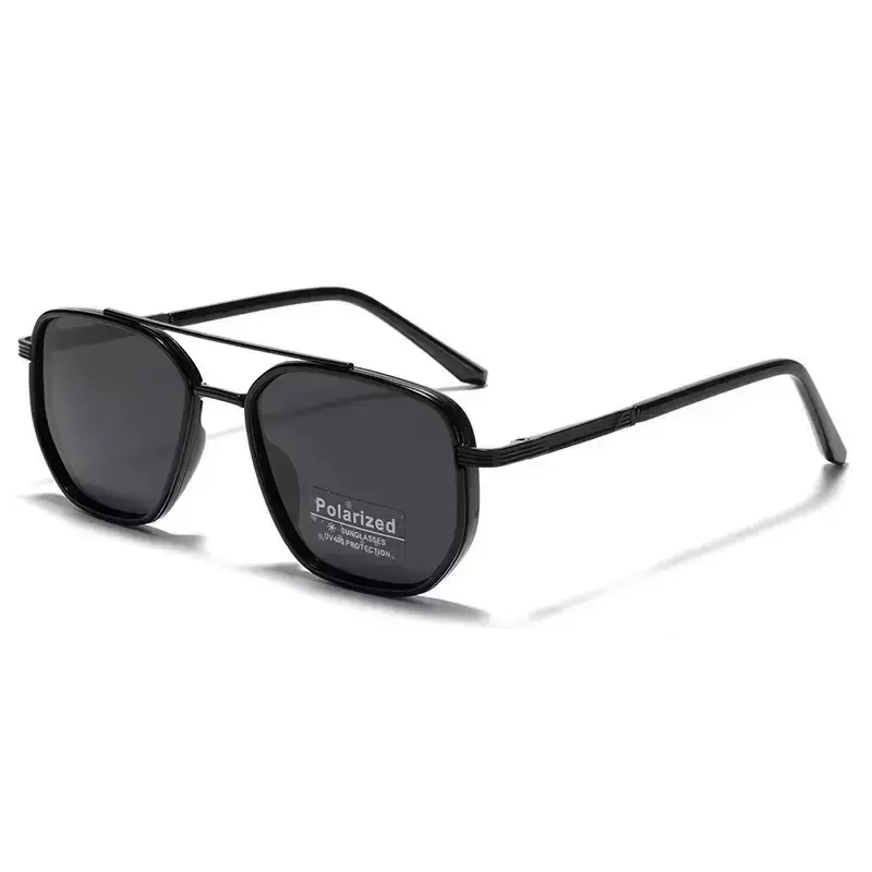 Summer 2026 Simple Polarized Shades Sunglasses For Everyday Use, Summer Geometric Frame Double Beam Fashion Sunglasses Funky Unique Accessories, Trendy Casual Men's Sunglasses, Gifts for Women, BF Birthday Gift
