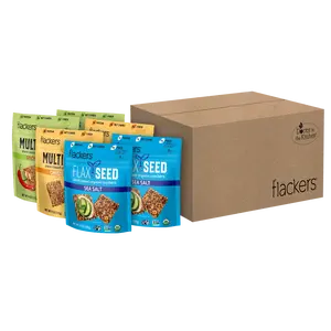 Flackers 6-Pack - Healthy Snack for Anytime