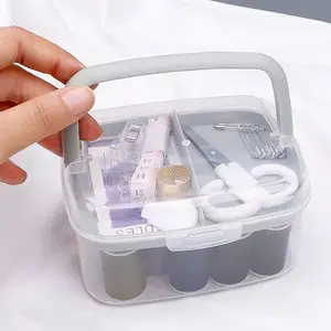 44-Piece Luxury Handheld Sewing Kit, Complete Needle Threader Set, Essential Sewing Tools for Crafting & Repair, Needle Crafts Kit