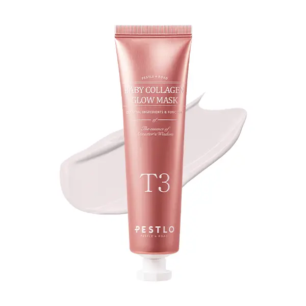 [PESTLO Official] T3 Baby Collagen Glow Mask | Korean Skincare for Glass Glow, Firming & Hydration