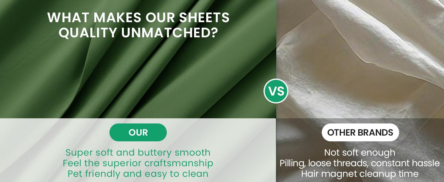 Pure Bamboo Viscose Sheet 4/6Pcs Set With Elastic Straps Non Slip Deep Pocket 6-18 Inch Secure Fit Cooling Breathable Silky Soft Hotel Style Bedding Pure Bamboo Viscose Sheet 4/6Pcs Set With Elastic Straps Non Slip Deep Pocket 6-18 Inch Secure Fit Cooling Breathable Silky Soft Hotel Style Bedding