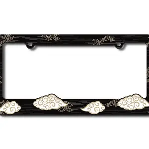 Gold “Lucky Skies” License Frame