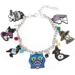 KPop Gifts Bracelet Merch - Kpop & Magic Companions Colorful Crystal Charms for Kpop Jewelry Women & Fans