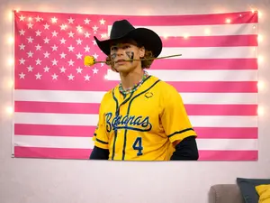 Kyle Jackson Poster – Pink American Flag Aesthetic – Baseball Fan Decor