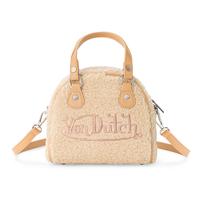 Von Dutch Beige Sherpa Bowling Bag