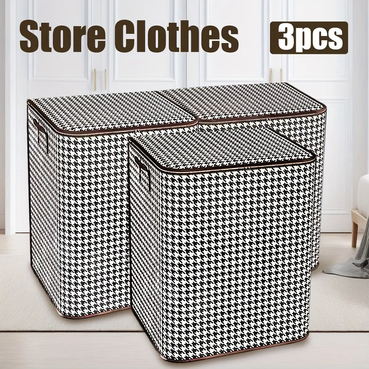 3PCS clothes Storage Boxes