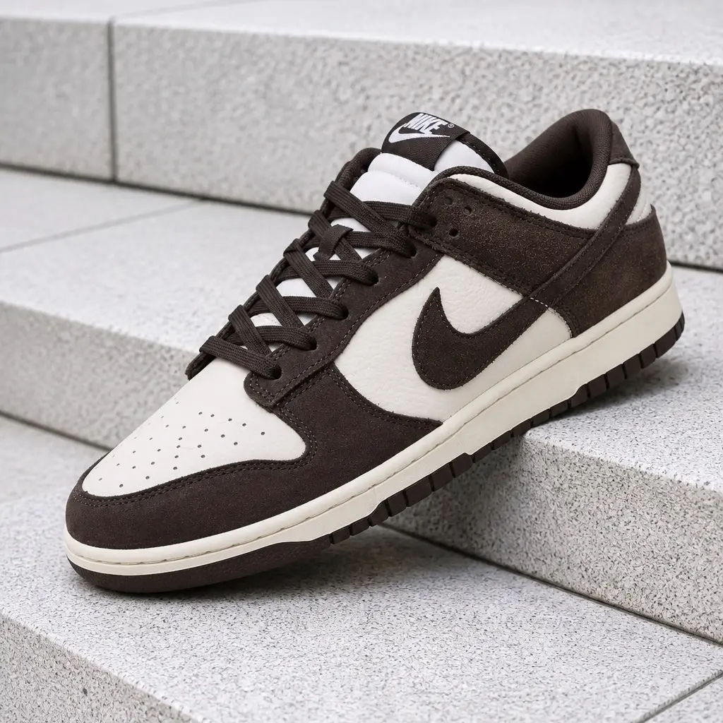 Nike Dunk Low Retro SE Pale Ivory Baroque Brown Men's Fashion Sneaker New