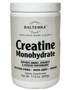 Balterra Creatine Monohydrate Powder | Unflavored | 5 g Per Serving | 100 Servings