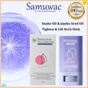 Samuwac Lifting & Firming Neck Treatment Stick - Deep Moisturizing Day & Night Care for a Smooth, Youthful Neck