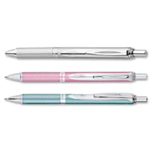 Pentel PENBL407CA EnerGel Alloy Retractable Gel Pen- Blue