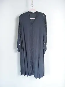 Women’s Blue Abaya Burqa, Modest Islamic Dress, Aug31