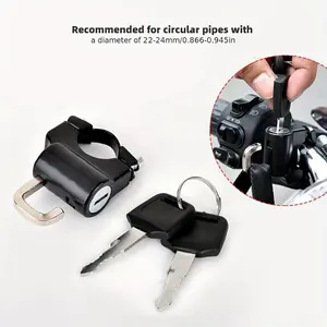 Motorcycle helmet lock, motorcycle helmet lock, motorcycle accessories, electric vehicle helmet lock, safety, anti-theft helmet, hook lock, battery car, hook lock, bicycle multi-functional anti-theft hanging