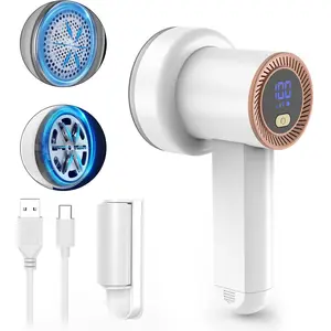 Fabric Shaver & Lint Roller Set, Electric Lint Remover for Clothes, Furniture and Couch, Sweater Shaver, Lint Roller Works  On , Sticky, Carpet and More, 1 Roller - 60 Sheets