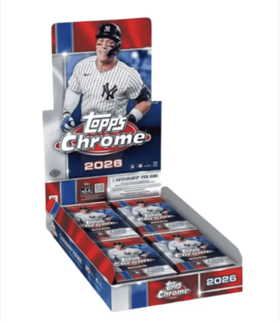 2026 Topps Chrome Baseball Hobby Box