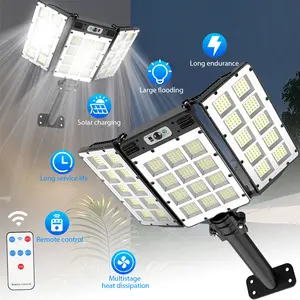 Rain or storm? IP65 waterproof + multi-stage heat dissipation + auto light-sensor — thieves avoid, neighbors ask for the link!【SummerVibes】 800 LED