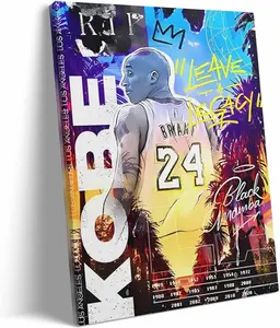 Canvas Wall Art Decor - Nikola Jokic Denver Nuggets Graffiti Style Poster Print, Basketball Star Wall Art, Framed Oil Painting for Living Room, Bedroom, or Sports Room Decoration