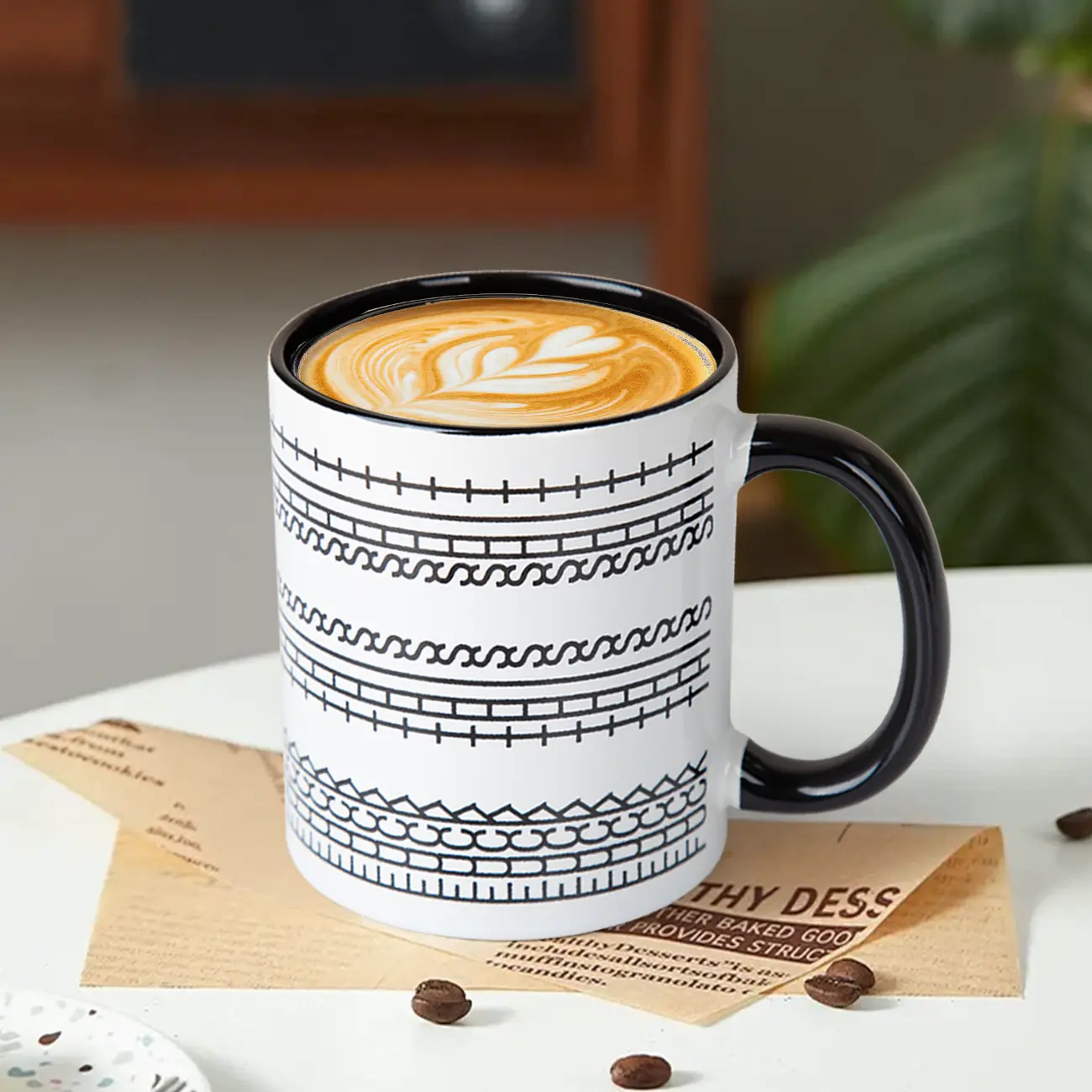 11 Oz Thick Ceramic Coffee Cup - Hidden Message Novelty Mug, Funny Joke Text Graphic Text Witty Caption Unique Design, Dishwasher-Washable Reusable Kitchenware Drinkware, Ideal Gift For Friends & Family, Funny Mugs, Novelty Mugs
