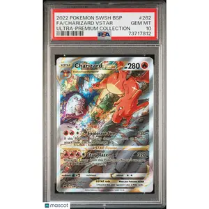 2022 Pokemon Black Star Promo Charizard VSTAR Premium Collection PSA 10 #262