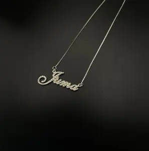 Personalized name pendant  - Passes Diamond testers