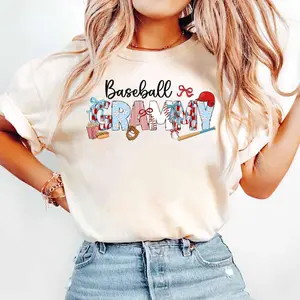 Baseball Grammy Tee, Coquette Bow Baseball Shirt, Gift for Grandma, Mimi Gigi Nana T-shirt