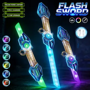 Hot lightsaber toy 7 colors+real sound | very suitable for Cosplay Fight like a professional! Lightsaber toy ideal gift, smooth swing perfect gift.