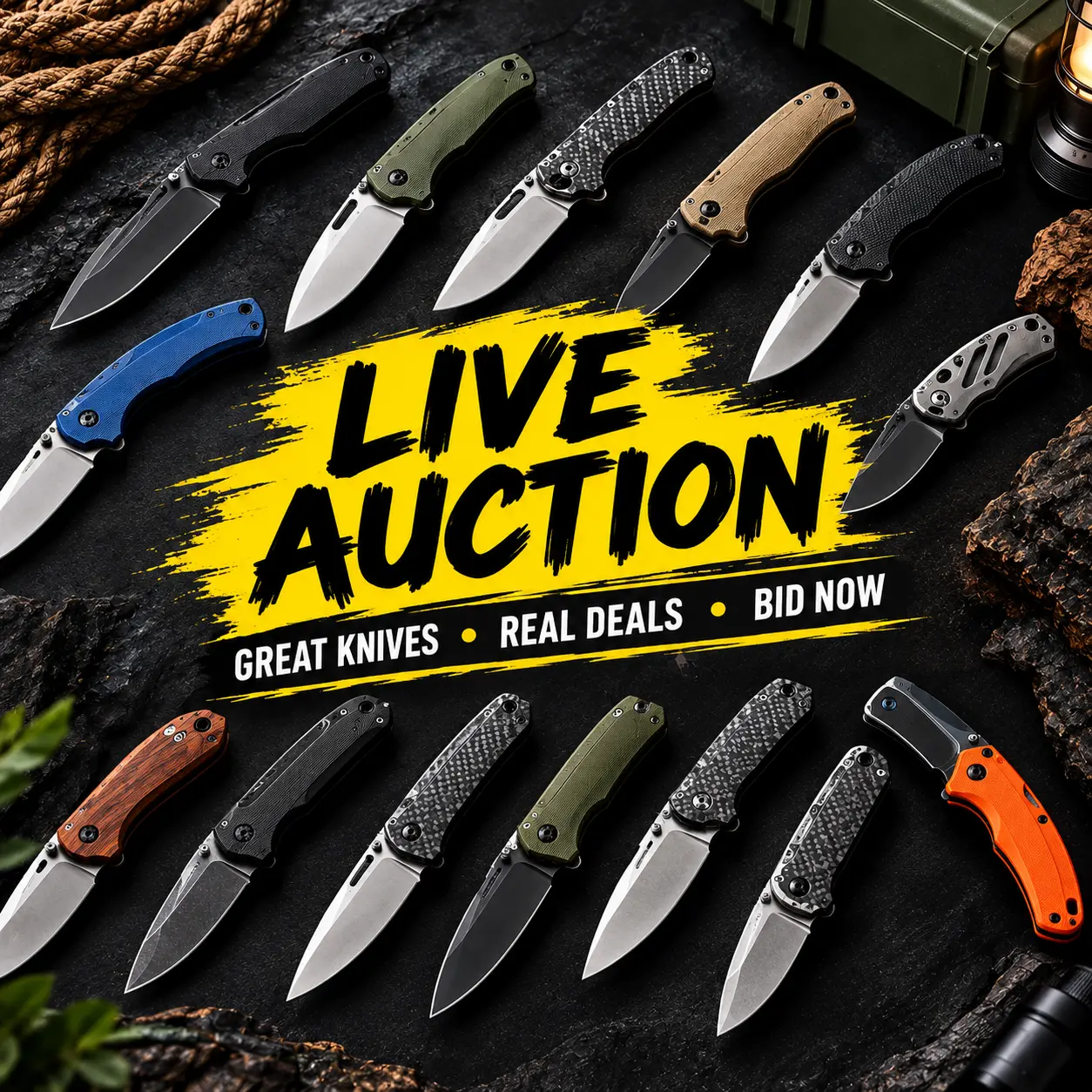 AC-Live Auction Outdoor Utility Tools, Multi-Purpose Equipment, Practical Accessories and Everyday Essentials for Outdoor Activities