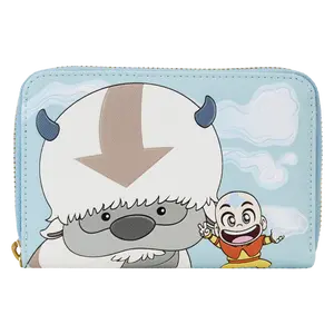 Avatar: The Last Airbender Aang, Appa, & Momo Zip Around Wallet